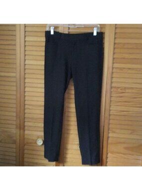 Banana Republic Black Polka-dot Sloan Straight Leg Dress Trouser Pants Size 2
